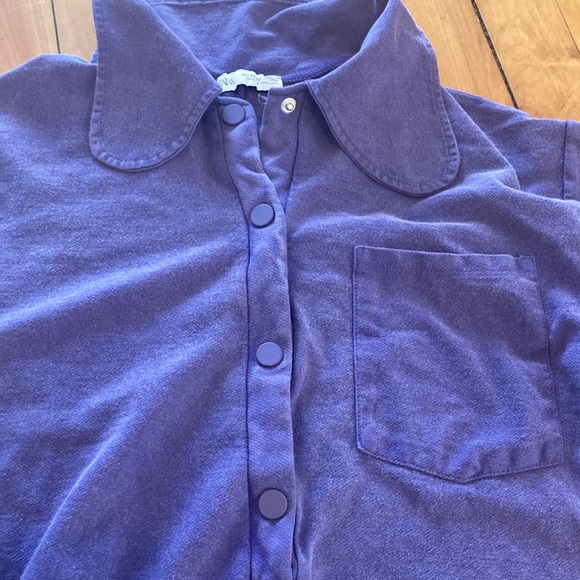 Kids Zara Bib Jumpsuit Purple - Picture 6 of 10
